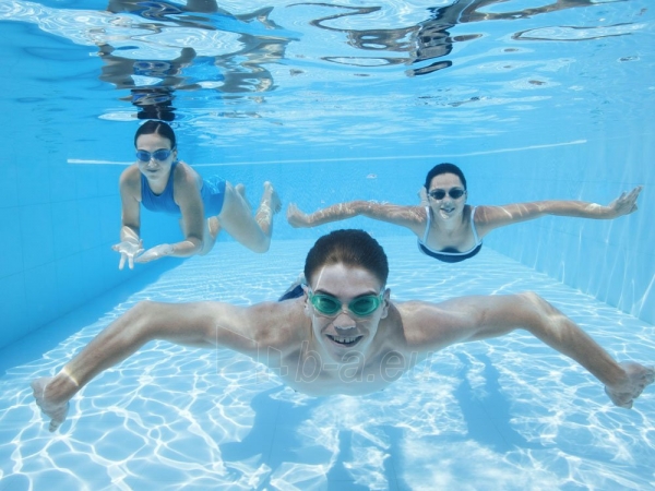 Plaukiojimo akiniai Bestway Hydro-Swim, šviesiai žali paveikslėlis 2 iš 9