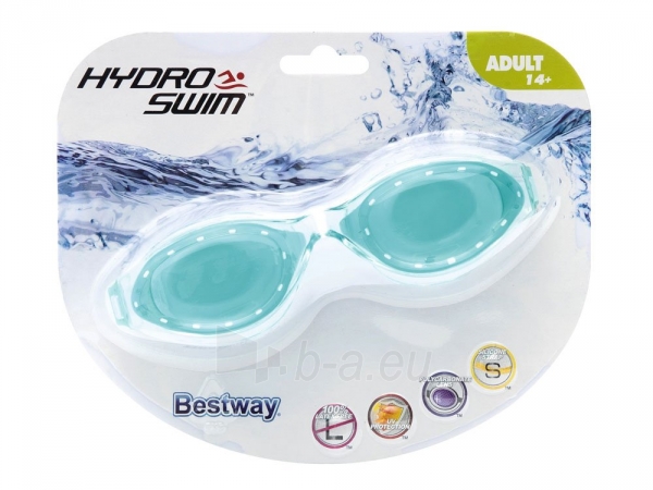 Plaukiojimo akiniai Bestway Hydro-Swim, šviesiai žali paveikslėlis 6 iš 9