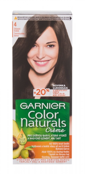 Plaukų dažai Garnier Color Naturals 4 Natural Brown Créme Hair Color 40ml paveikslėlis 1 iš 2