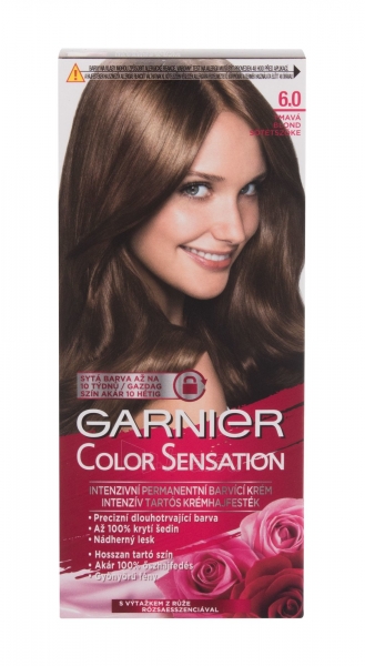 Plaukų dažai Garnier Color Sensation 6,0 Precious Dark Blonde Hair Color 40ml paveikslėlis 1 iš 2