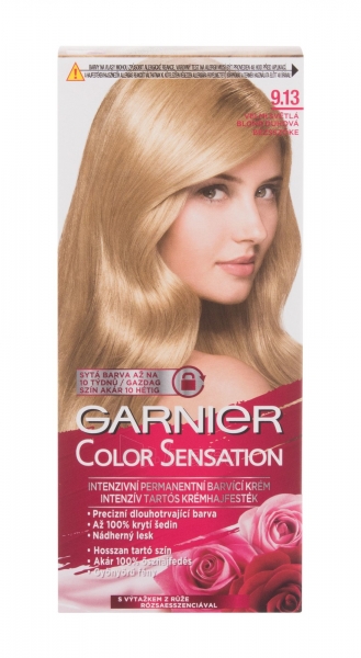 Plaukų dažai Garnier Color Sensation 9,13 Cristal Beige Blond Hair Color 40ml paveikslėlis 1 iš 2