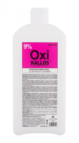 Plaukų dažai Kallos Cosmetics Oxi Hair Color 1000ml 9% paveikslėlis 1 iš 1