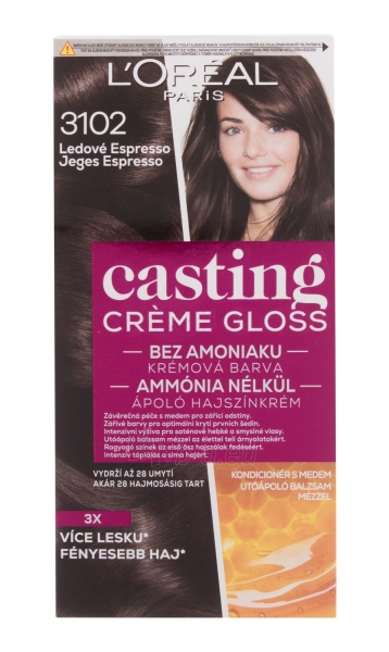 Plaukų dažai L´Oréal Paris Casting Creme Gloss 3102 Iced Espresso Hair Color 48ml paveikslėlis 1 iš 2