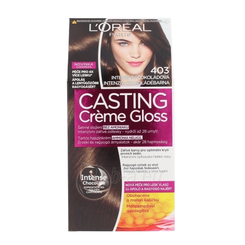 Plaukų dažai L´Oreal Paris Casting Creme Gloss Cosmetic 1ks Shade 403 Chocolate Fudge paveikslėlis 1 iš 1