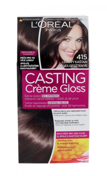 Plaukų dažai L´Oreal Paris Casting Creme Gloss Cosmetic 1ks Shade 415 Iced Chocolate paveikslėlis 1 iš 2