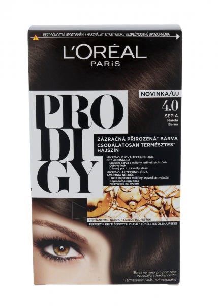 Plaukų dažai L´Oreal Paris Prodigy 5 Cosmetic 1vnt. 4.0 Sepia paveikslėlis 1 iš 1