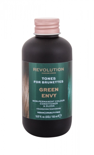 Plaukų dažai Revolution Haircare London Tones For Brunettes Green Envy Hair Color 150ml paveikslėlis 1 iš 2