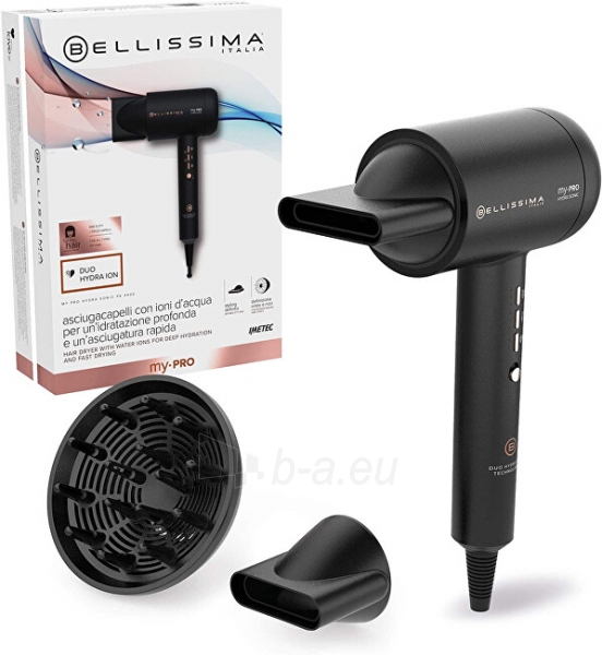 Plaukų džiovintuvas Bellissima Ionizing hair dryer 11806 My Pro Hydra Sonic P6 4400 paveikslėlis 6 iš 8