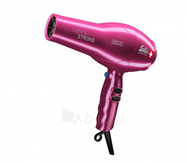 Plaukų džiovintuvas Solis 969.45 Light & Strong Pink paveikslėlis 1 iš 3
