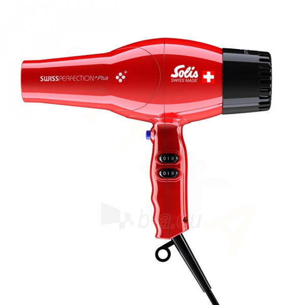 Plaukų džiovintuvas Solis Swiss Perfection Plus Red hair dryer paveikslėlis 1 iš 5