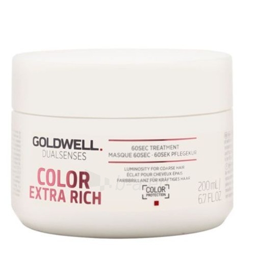 Plaukų kaukė Goldwell Dualsenses Color Extra Rich Mask (60 SEC Treatment) 200 ml paveikslėlis 1 iš 1