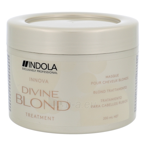 Plaukų kaukė Indola Innova Divine Blond Treatment Cosmetic 200ml paveikslėlis 1 iš 1