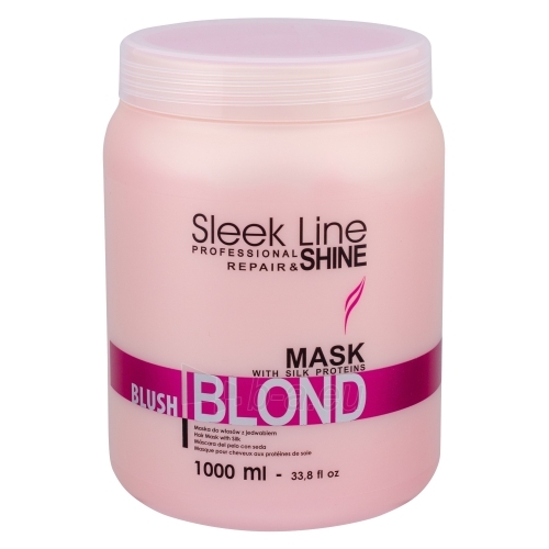 Plaukų kaukė Stapiz Sleek Line Blush Blond Mask Cosmetic 1000ml paveikslėlis 1 iš 1