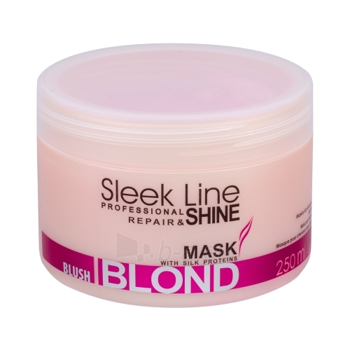 Plaukų mask Stapiz Sleek Line Blush Blond Mask Cosmetic 250ml paveikslėlis 1 iš 1