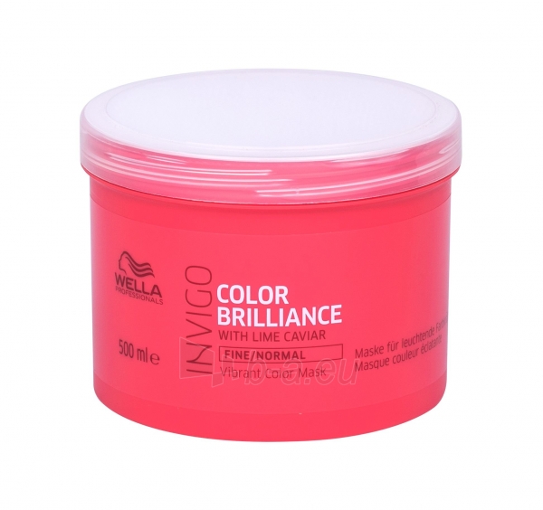 Plaukų kaukė Wella Invigo Color Brilliance Hair Mask 500ml for Fine/Normal hair paveikslėlis 1 iš 1