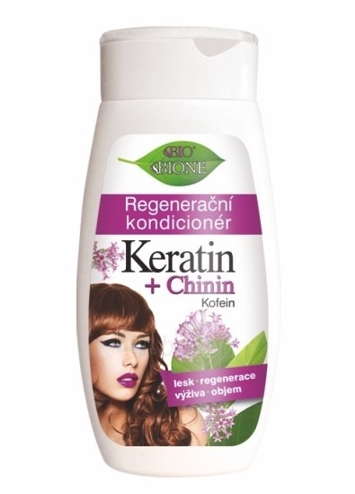 Plaukų kondicionierius Bione Cosmetics Regeneration Conditioner Keratin + Chinin 260 ml paveikslėlis 1 iš 1