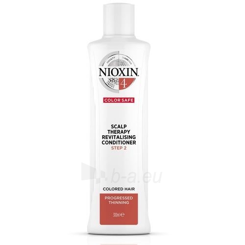 Plaukų kondicionierius Nioxin Skin Revitalizer for fine colored significantly thinning hair System 4 (Revitaliser Scalp Conditioner Fine Hair Chemically Treated noticeable thinning) - 300 ml paveikslėlis 2 iš 2