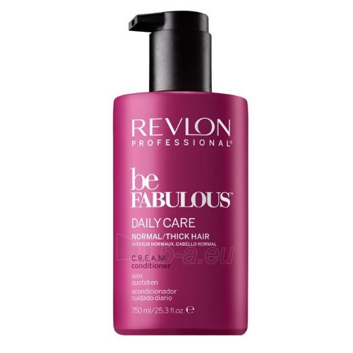 Plaukų conditioner Revlon Professional Conditioner for Normal to Thin Hair Be Fabulous ( Daily Care Normal/Thick Hair Cream Conditioner) 750 ml paveikslėlis 2 iš 2