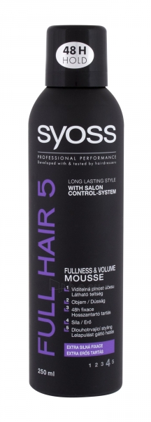 Plaukų putos Syoss Professional Performance Full Hair 5 250ml paveikslėlis 1 iš 1