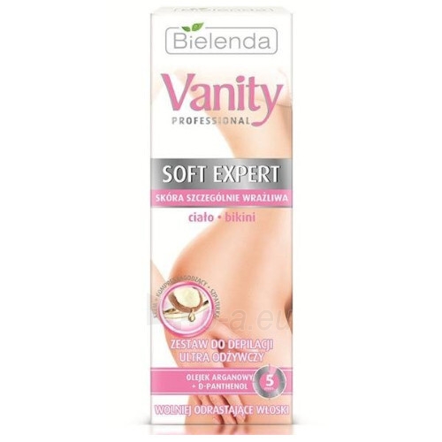 Plaukų šalinimo kremas bikinio zonai Bielenda Vanity Soft Expert 100 ml paveikslėlis 1 iš 1
