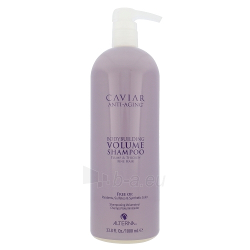Plaukų šampūnas Alterna Caviar Bodybuilding Volume Shampoo Fine Hair Cosmetic 1000ml paveikslėlis 1 iš 1