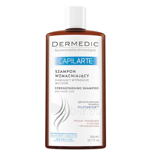Plaukų šampūnas DERMEDIC Strengthening anti-hair loss shampoo Capilarte 300 ml paveikslėlis 1 iš 1
