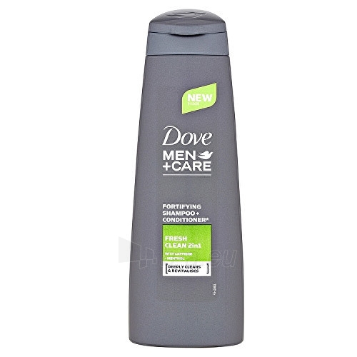 Plaukų šampūnas Dove 2in1 Shampoo Men + Care Fresh Clean (Fortifying Shampoo+Conditioner) 400 ml paveikslėlis 1 iš 1