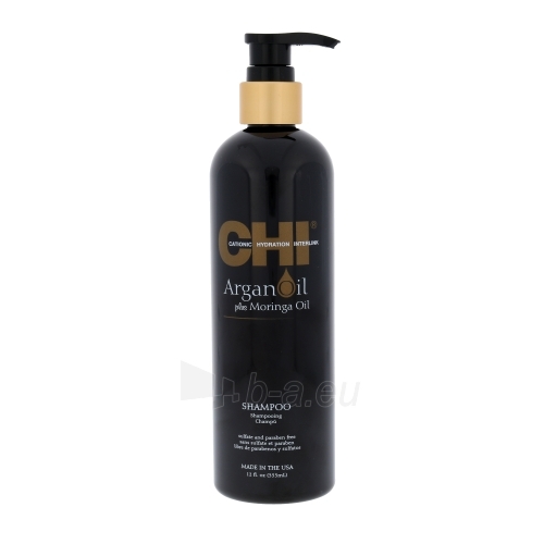 Plaukų šampūnas Farouk Systems CHI Argan Oil Plus Moringa Oil Shampoo Cosmetic 355ml paveikslėlis 1 iš 1