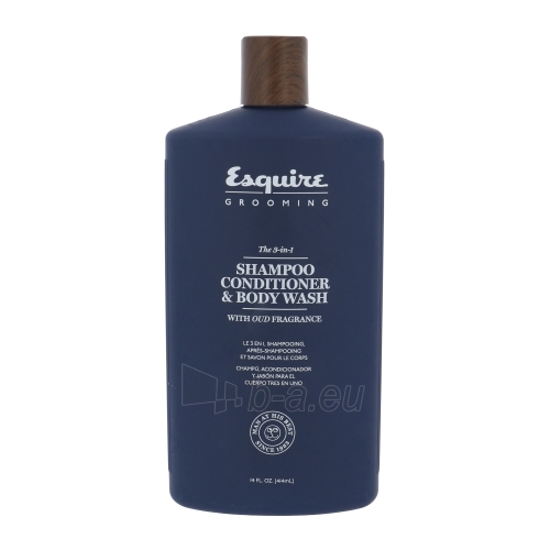 Plaukų šampūnas Farouk Systems Esquire Grooming The 3-In-1 Shampoo Cosmetic 414ml paveikslėlis 1 iš 1