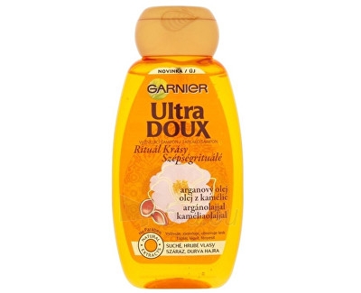 Plaukų šampūnas Garnier Nourishing Shampoo beauty ritual Ultra Doux 400 ml paveikslėlis 1 iš 1