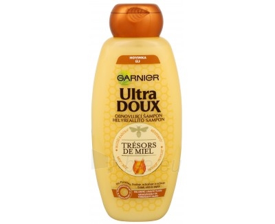 Plaukų šampūnas Garnier Nourishing shampoo for weak and brittle hair Trésors de Miel - 250 ml paveikslėlis 1 iš 1