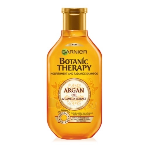 Plaukų šampūnas Garnier Nutritive Shampoo with Argan Oil and Camellia for Normal to Dry Hair Botanic Therapy 250 ml paveikslėlis 1 iš 1