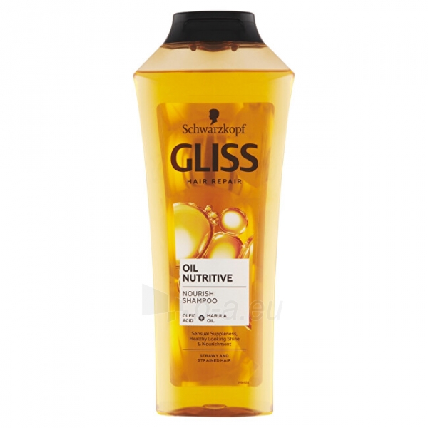 Plaukų šampūnas Gliss Kur Regenerating Shampoo Oil Nutritive 400 ml paveikslėlis 1 iš 1