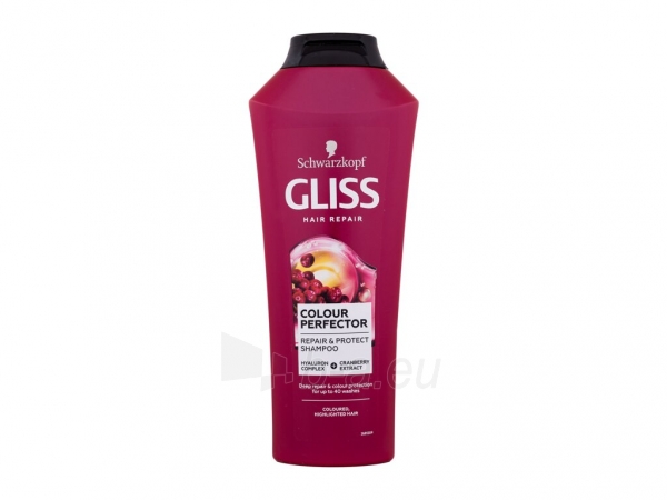 Plaukų šampūnas Gliss Kur Regenerative Hair (Shampoo) Ultimate Color 400 ml paveikslėlis 1 iš 1