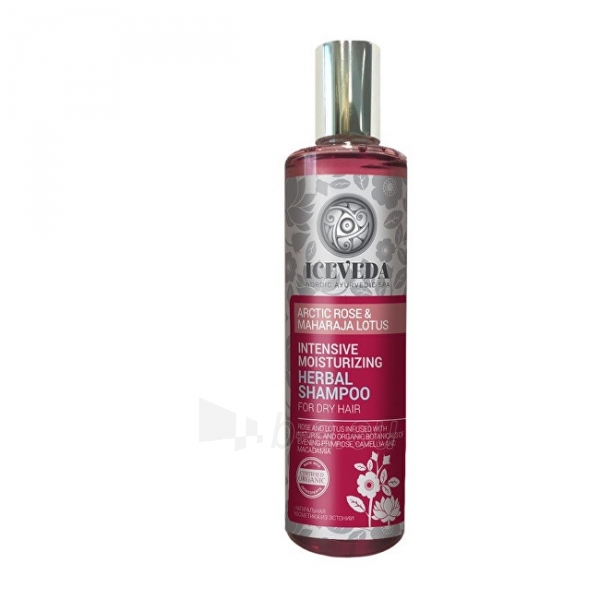 Plaukų šampūnas Iceveda Herbal Shampoo Intensive Hydration with Arctic Rose and Lotus 280 ml paveikslėlis 1 iš 1