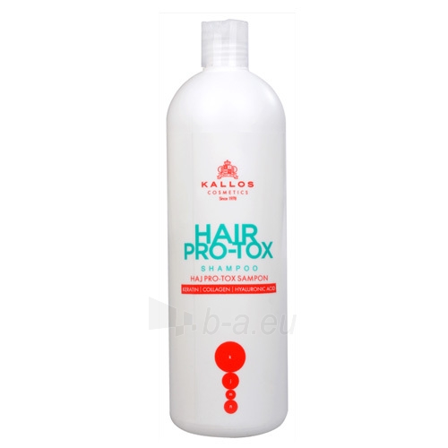 Plaukų šampūnas Kallos Regenerative shampoo with keratin and hyaluronic acid KJMN (Hair Pro-Tox Shampoo) 500 ml paveikslėlis 1 iš 1