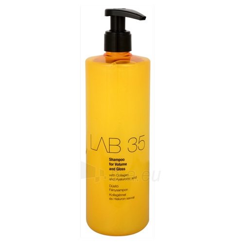 Plaukų šampūnas Kallos Shampoo for fine hair without gloss LAB35 (Volume And Gloss Shampoo) - 500 ml paveikslėlis 1 iš 1