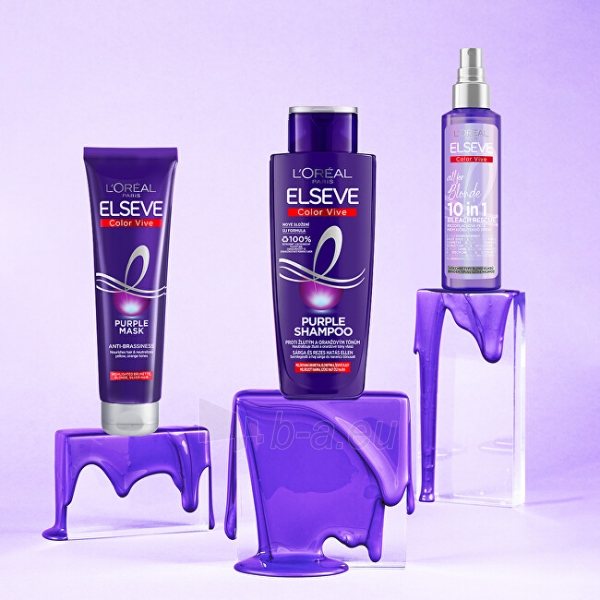 Plaukų šampūnas Loreal Paris Elseve Color-Vive Purple (Shampoo) 200 ml paveikslėlis 3 iš 3