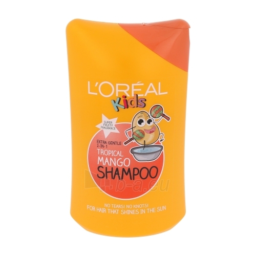Plaukų šampūnas L´Oreal Paris Kids 2in1 Tropical Mango Shampoo Cosmetic 250ml paveikslėlis 1 iš 1