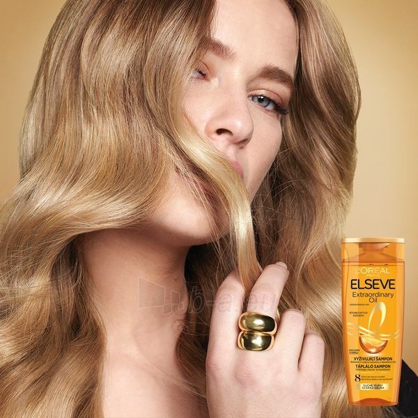 Plaukų šampūnas Loreal Paris nourishing shampoo Elseve(Extraordinary Oil Shampoo) 400 ml paveikslėlis 4 iš 7