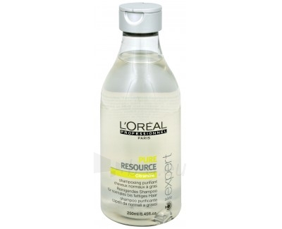 Plaukų šampūnas Loreal Professionnel Cleansing Shampoo easily greasy scalp (Pure Resource Shampoo Citramine) - 250 ml paveikslėlis 1 iš 1