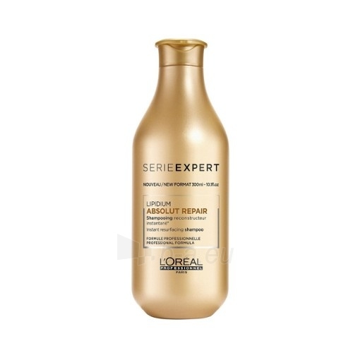 Plaukų šampūnas Loreal Professionnel Lipid Absolut Repair (Instant Resurfacing Shampoo) Lipid Shampoo for Very Damaged Hair 300 ml paveikslėlis 1 iš 1