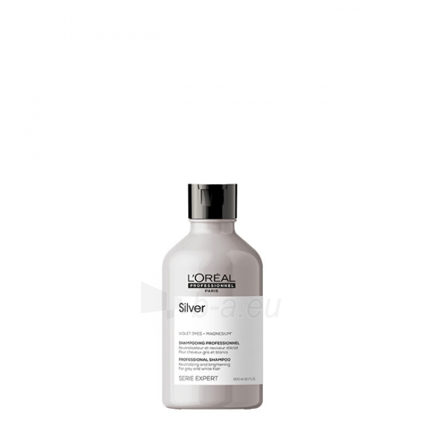 Plaukų šampūnas Loreal Professionnel Silver Shampoo for Gray and White Hair Magnesium Silver 500 ml paveikslėlis 1 iš 6