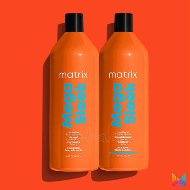 Plaukų šampūnas Matrix Smoothing Shampoo for unruly hair Total Results Sleek Mega 300 ml paveikslėlis 8 iš 9