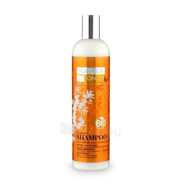 Plaukų šampūnas Natura Estonica Shampoo Strength of vitamin C 400 ml paveikslėlis 1 iš 1