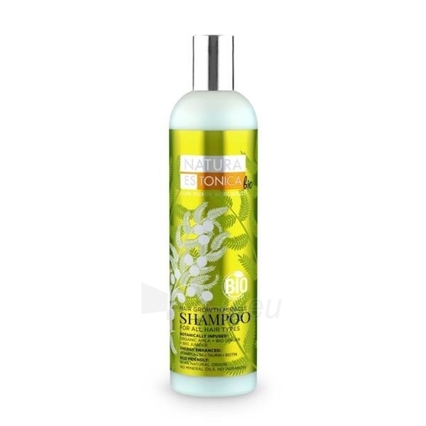 Plaukų šampūnas Natura Estonica Shampoo Support for hair growth (for all hair types) 400ml paveikslėlis 1 iš 1