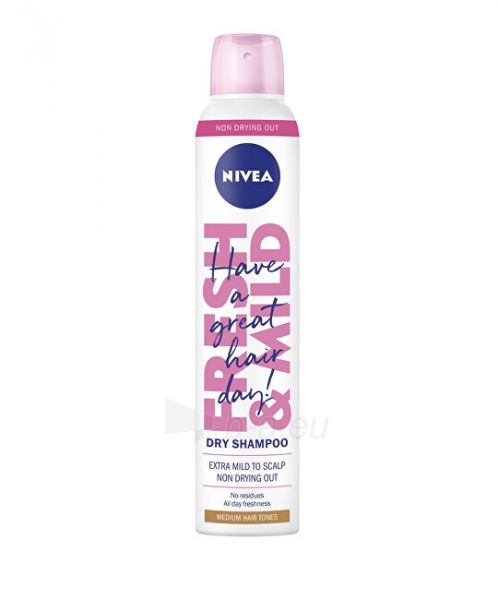 Plaukų šampūnas Nivea (Dry Shampoo Medium Tones) 200 ml paveikslėlis 1 iš 1