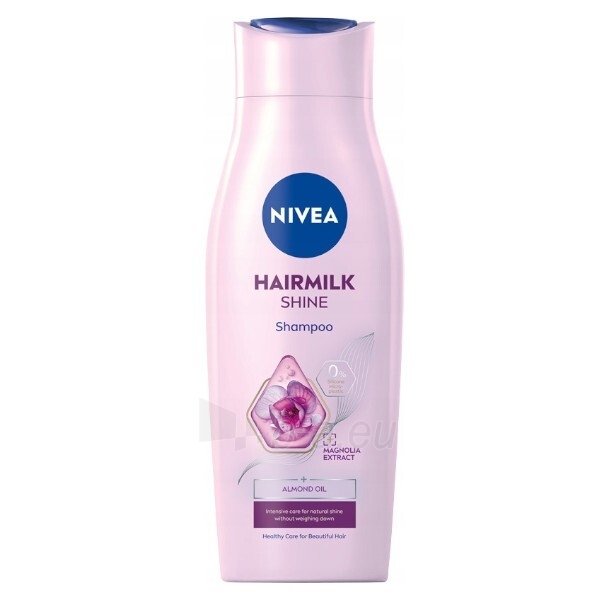 Plaukų šampūnas Nivea Wrinkle Shampoo with Milk and Silk Proteins for Tired Hair without Gloss Hair Milk Shine ( Care Shampoo) 250 ml paveikslėlis 3 iš 4