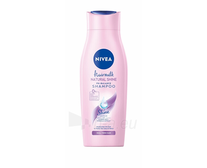 Plaukų šampūnas Nivea Wrinkle Shampoo with Milk and Silk Proteins for Tired Hair without Gloss Hair Milk Shine ( Care Shampoo) 250 ml paveikslėlis 4 iš 4