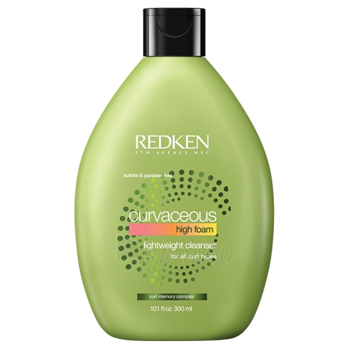 Plaukų šampūnas Redken Gentle shampoo for curly hair Curvaceous a high- Foam (Lightweight Cleanser) 300 ml - 300 ml paveikslėlis 1 iš 1